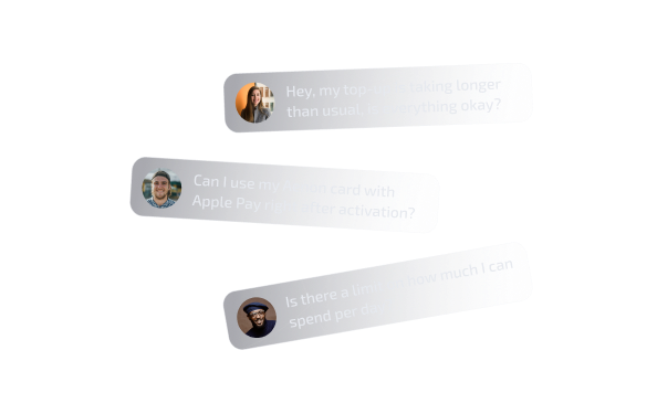 Message illustration for Aenon Card support